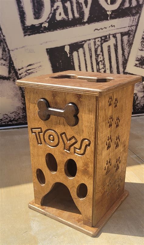 Dog Toy Box - Etsy