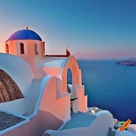 Stunning view of santorini, greece