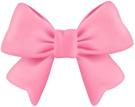 Pink bow png transparent clipart