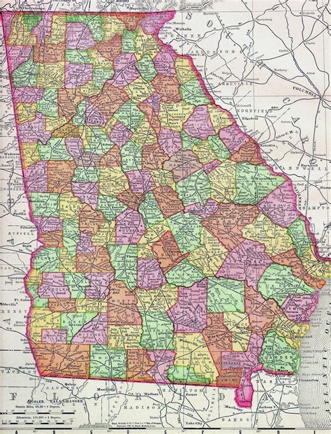 Georgia Map With Cities