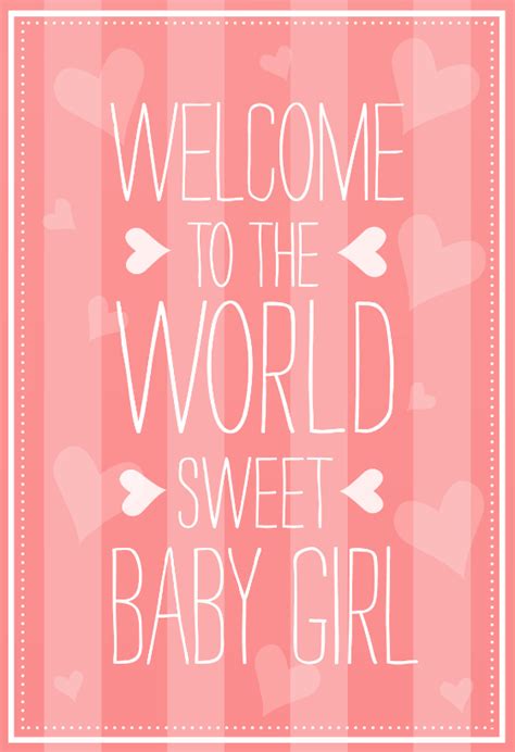 Welcome To The World Baby Girl Quotes