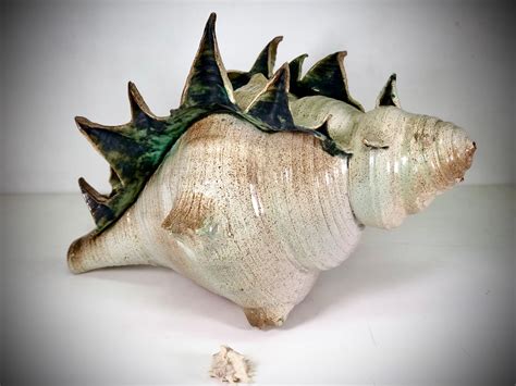 Giant Pottery Seashell. One of a Kind Ceramic Sculpture. - Etsy