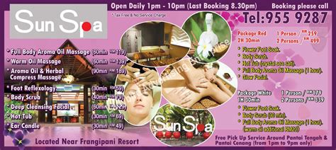 Langkawi Hotspot: Sun Spa