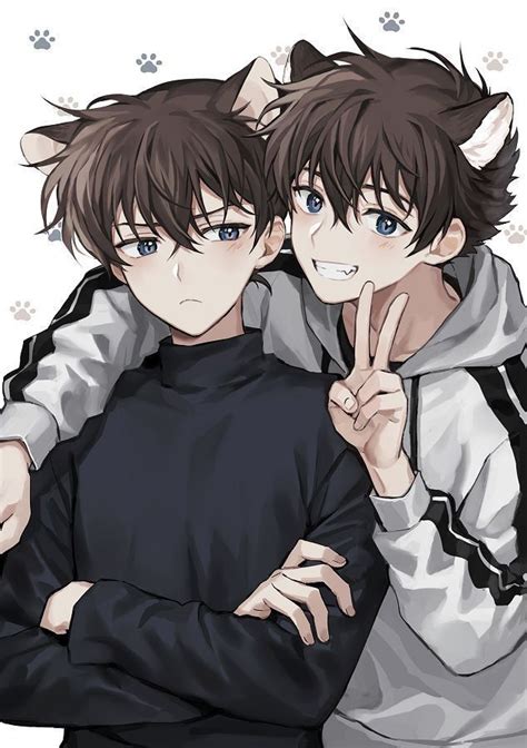 Pin by Neoni Fliegner on Boys | Anime siblings, Anime cat boy, Anime neko