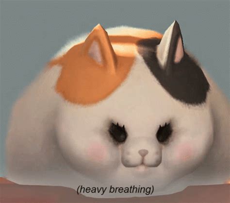 Fat Cat Meme Heavy Breathing