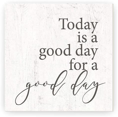 Today Is A Good Day for A Good Day Rustic Wood Sign 12x12 (Unframed ...