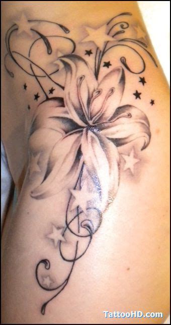 28 Black Stargazer Lily Tattoos ideas | lily tattoo, stargazer lily ...