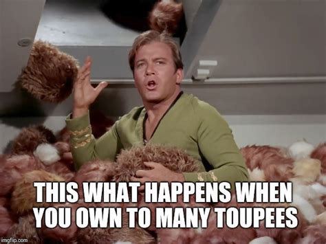 Image tagged in star trek kirk tribbles - Imgflip