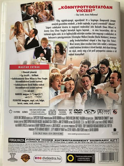 Wedding Crashers DVD 2005 Ünneprontók Ünnepe / Directed by David Dobkin ...