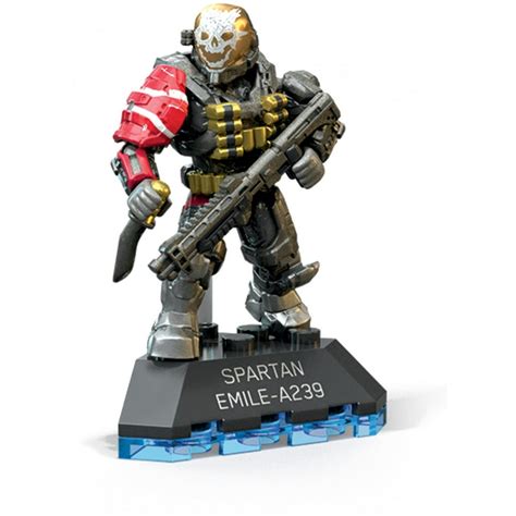 Mega Construx Halo Heroes Spartan Emile Micro Action Figure - Walmart.com - Walmart.com