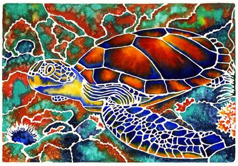 Sea Turtle Watercolor Painting at GetDrawings | Free download