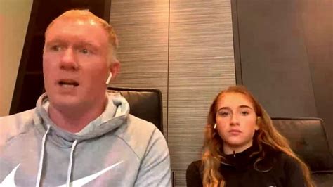 Paul Scholes' daughter Alicia Scholes reveals lessons learnt from former Man Utd midfielder ...