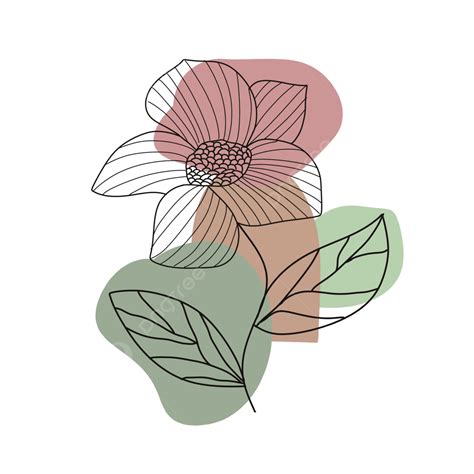 Simple Flower Aesthetic Line Art, Flower Aesthetic, Line, 46% OFF