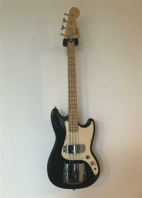 FENDER SQUIRE BRONCO BASS GUITAR - Black, Maple | in Castlefield, Manchester | Gumtree