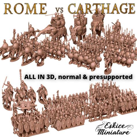 Punic Wars 1 - Rome VS Carthage Campaign - MyMiniFactory