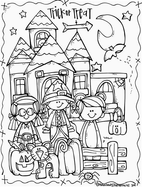 MelonHeadz: Lucy Doris Halloween coloring page freebie!