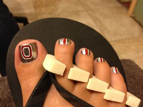 Pin by Stephanie Mills on Nails | Ohio state nails, Ohio state buckeyes baby, Buckeye baby
