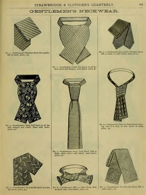 Victorian Men's Ties, Cravat, Ascot, Bow Ties, Neckties | Victorian mens fashion, Victorian mens ...