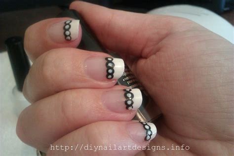 DIY Nail Art Designs: Effortless Black-and-White Polka Dot… | Flickr