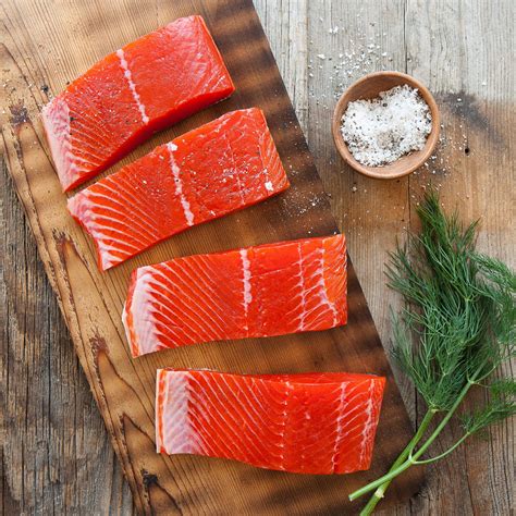 Wild Alaskan Sockeye Salmon Fillet (Frozen 1.7-1.8) - Graffam Bros Seafood