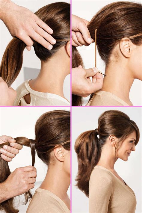 Trick For Tight Bouffant Ponytail