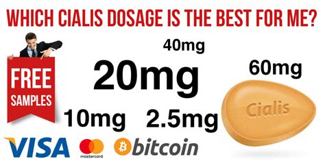 Which Cialis Dosage Is Best for Me | SildenafilViagra