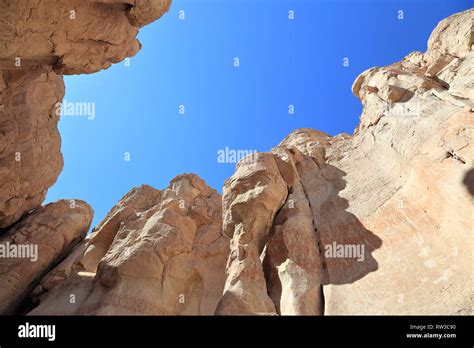 Geologic formations at Al Qara caves in Saudi Arabia Stock Photo - Alamy