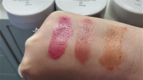 Jones Road Miracle Balm Swatches! Flushed, Dusty Rose, Bronze - YouTube