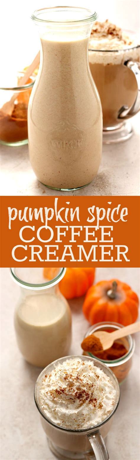 49 Delicious Homemade Coffee Creamer Recipes to Get Your Day Started | Homemade pumpkin spice ...
