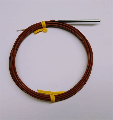 2" Stainless Steel K-type Thermocouple AWG24 with Teflon PFA Insulation ...