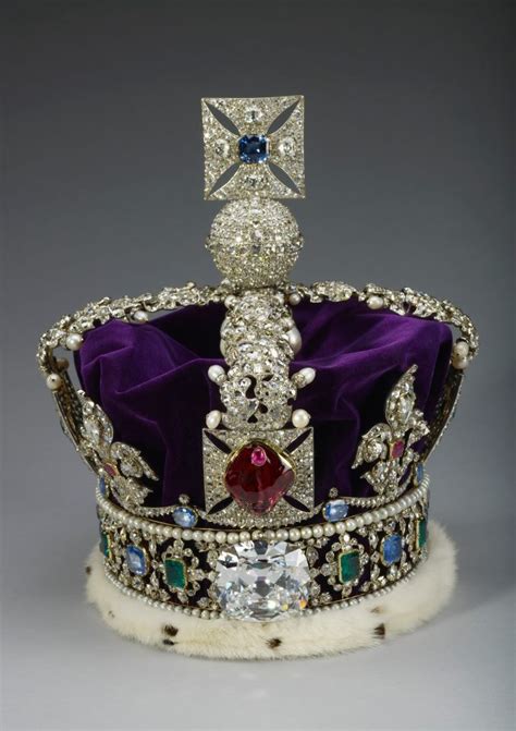 The Imperial State Crown of Great Britain | Jóias da coroa real, Joias da coroa britânica, Crown ...