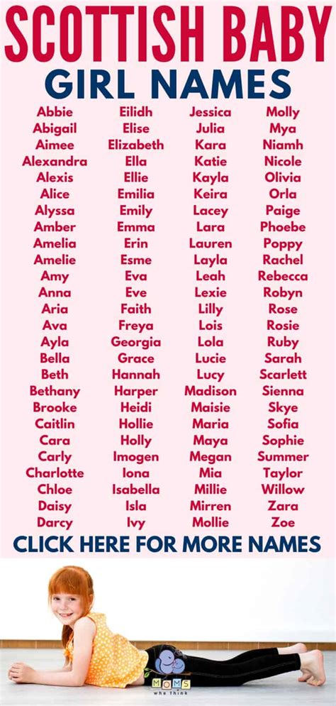 Scottish Baby Girls Names