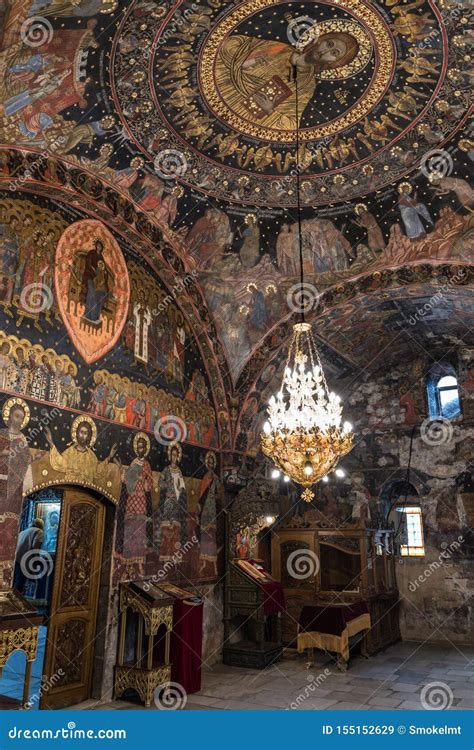 Frescoes and Paintings in Bachkovo Monastery Aka Assumption of the Holy ...