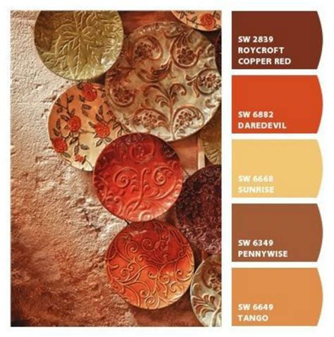 AUTUMN COLOR PALETTES....WHAT'S YOUR FAVORITE? | Paint colors, Kitchen ...