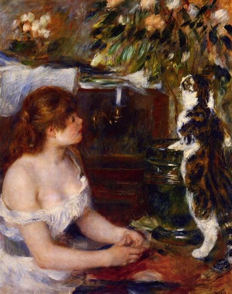 Pierre-Auguste Renoir (1841-1919, French) at The Great Cat