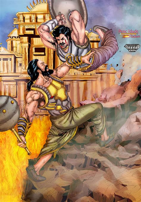 Bahubali Fan Art By Tadam and Shahab Khan by shahabkhan01 on DeviantArt