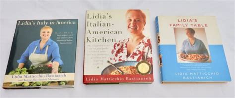 LOT OF 3 LIDIA BASTIANICH HARDCOVER ITALIAN COOKBOOKS AUTOGRAPHED | eBay