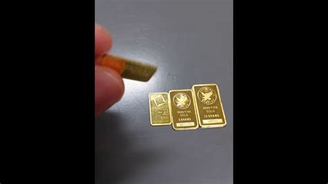 2.5g valcambi,5g,10g sunshine gold bars - YouTube