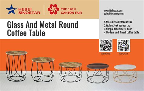China Glass And Metal Glass And Metal Round Coffee Table Manufacturers, Suppliers - Factory ...