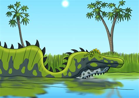 Swimming Spinosaurus by TyrannoNinja on DeviantArt