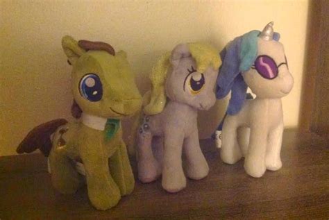 DJ-Pon3, Dr Whooves and Derpy Aurora Plushies found at Hot Topic | MLP Merch