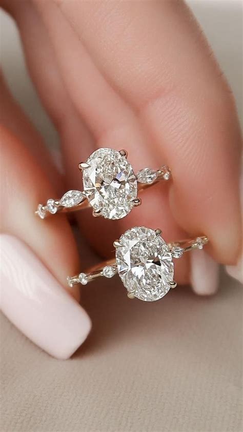 Oval diamond engagement rings – Artofit