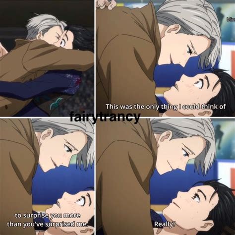 I SAY YURI AND VICTOR DID INDEED KISS! NO ARGUMENTS THERE | Yuri on ice ...