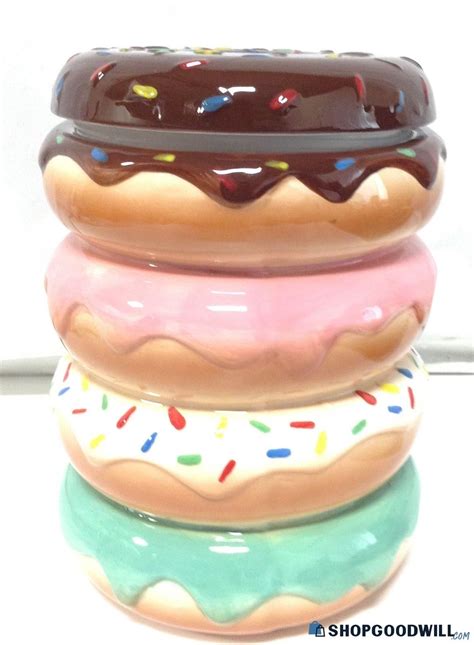 Donut Cookie Jar - shopgoodwill.com | Cookie jars, Jar, Donuts