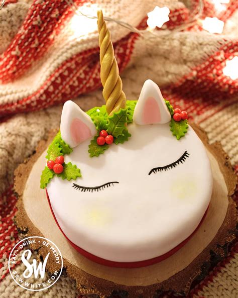 Unicorn Christmas Cake - How to make your own this Christmas