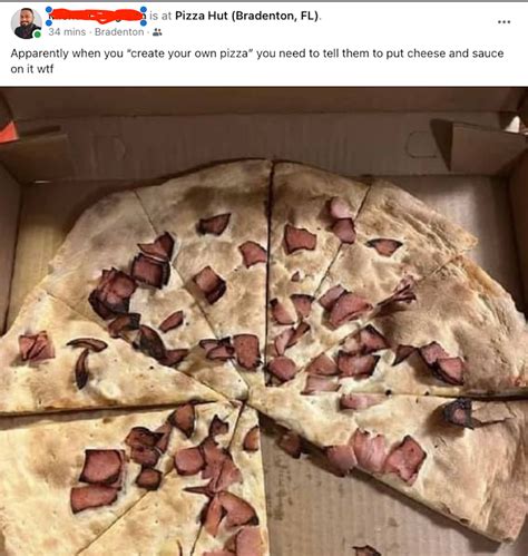 Pizza hut online ordering gone wrong : r/shittyfoodporn