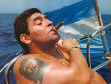 Hair & Tattoo Lifestyle: Maradona Professional Soccer Tattoo Styles