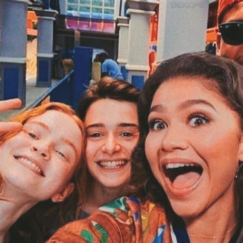 Sadie Sink, Noah Schnapp And Zendaya | Schnapp, Good people, Sadie sink