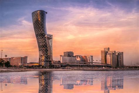 The Capital Gate, Known As Leaning Tower In Abu Dhabi, Uae Photograph by Mohamed Kazzaz