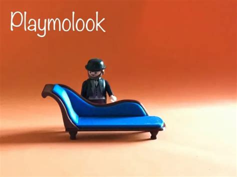 LARGE SOFA CHAISE Longue Mansion Victoriano Custom Playmobil Figure Not Included $15.74 - PicClick